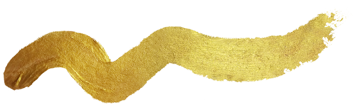 Gold Metallic Brushstroke
